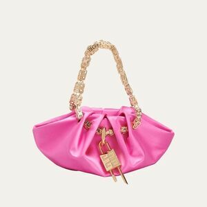 Givenchy Mini Kenny Top-Handle Bag with Monogram Chain